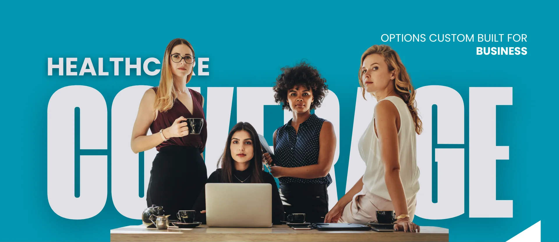 Healthcare coverage options custom built for business — small business team