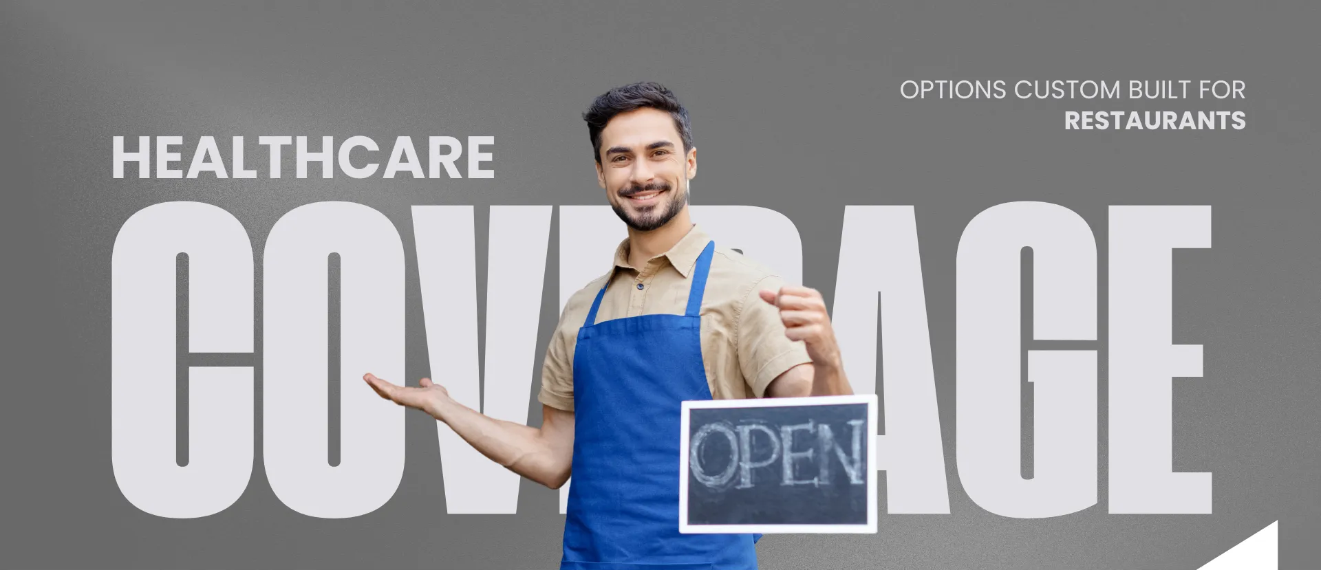 Restaurants & Retail healthcare coverage banner
